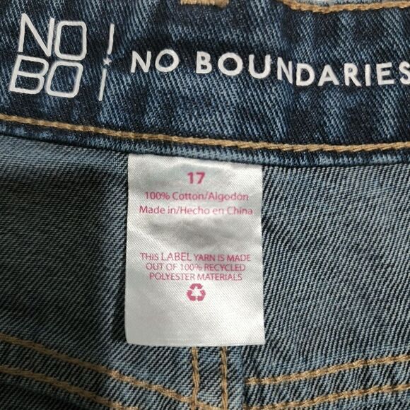 Junior High Rise Denim Shorts - Picture 3 of 9